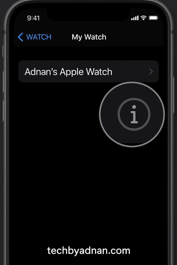 how to unpair Apple Watch