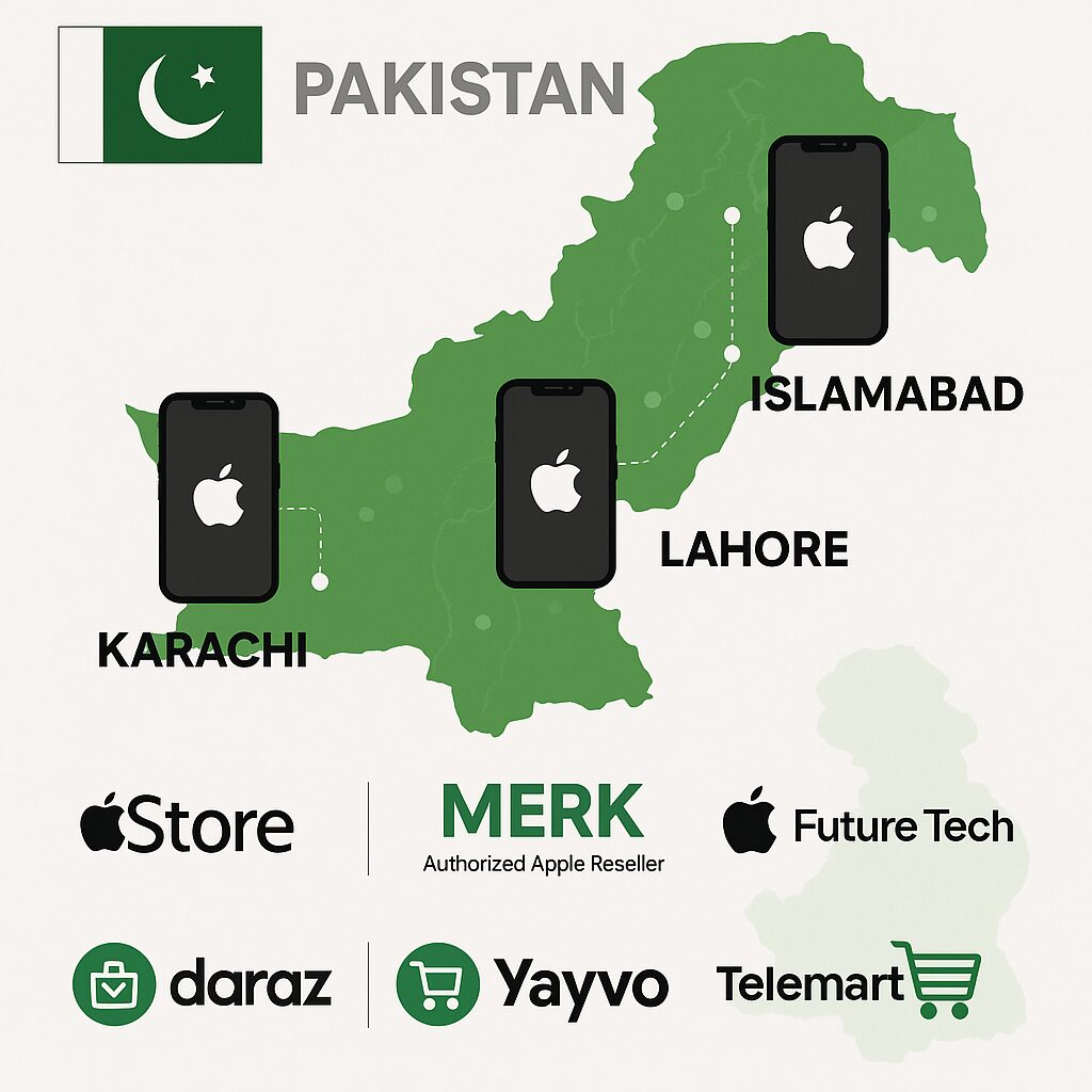 iPhone 17 Pro Max retailers and stores map for Pakistan buyers