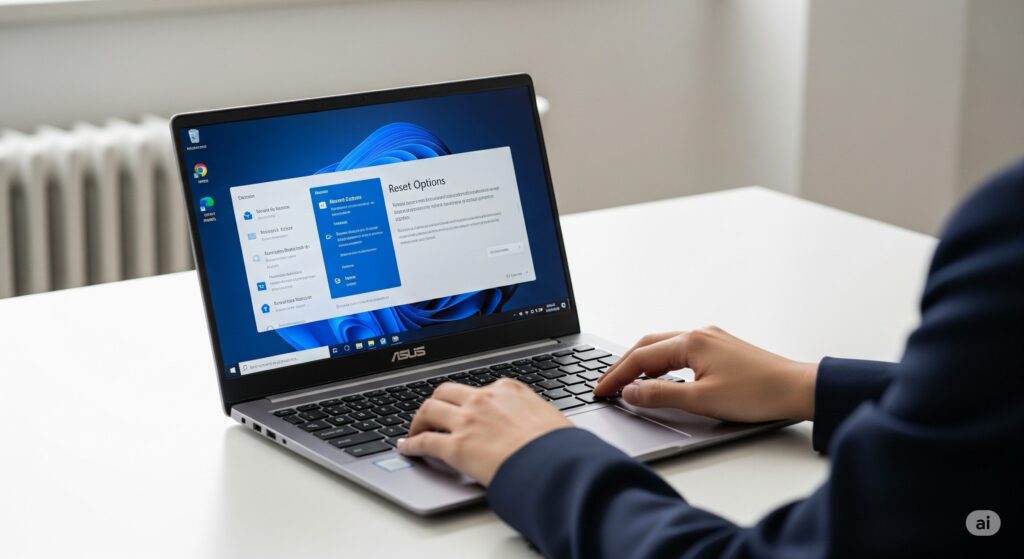 How to factory reset ASUS laptop