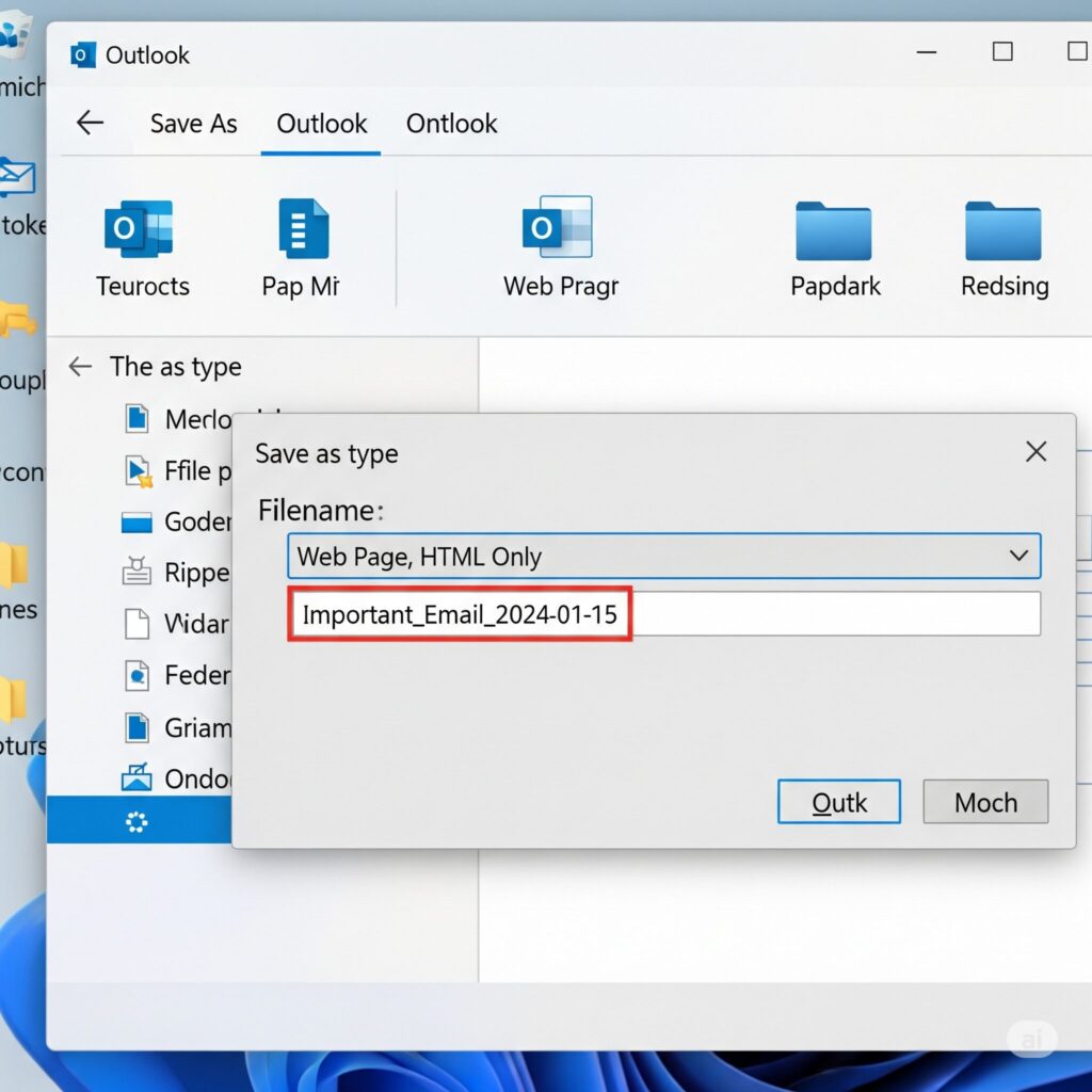 How to Save Outlook Email as PDF
