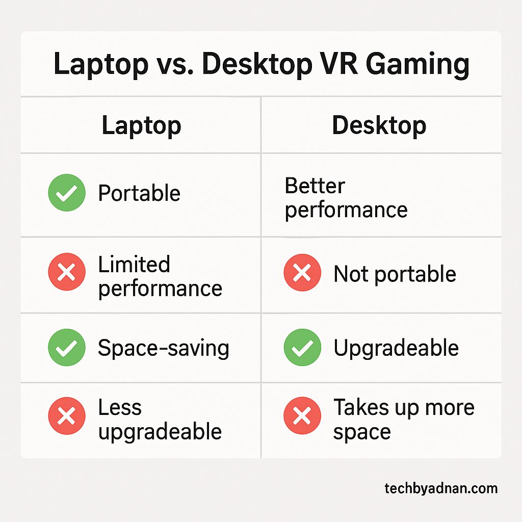 Upgrade your laptop for virtual reality